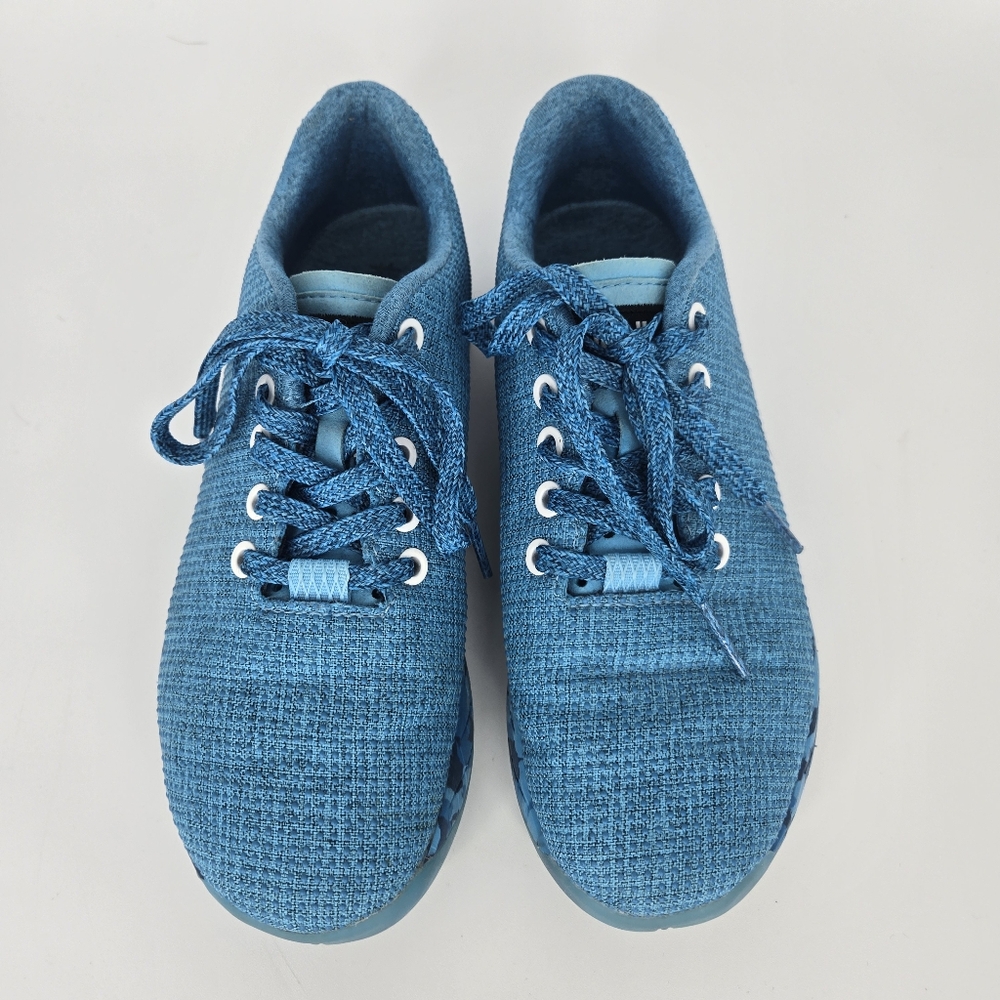 NoBull Project Water‎ Heather Blue Sneaker Shoe Womens Size 6.5 Mens 5 LIKE NEW! - Picture 5 of 12